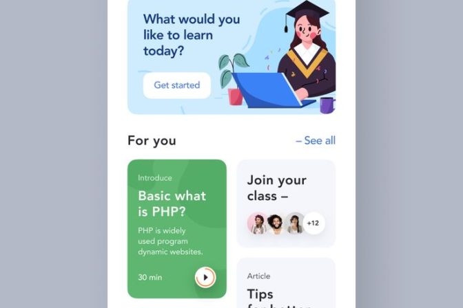 UI_UX Design for Education App