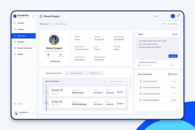 Zendenta - Patient detail